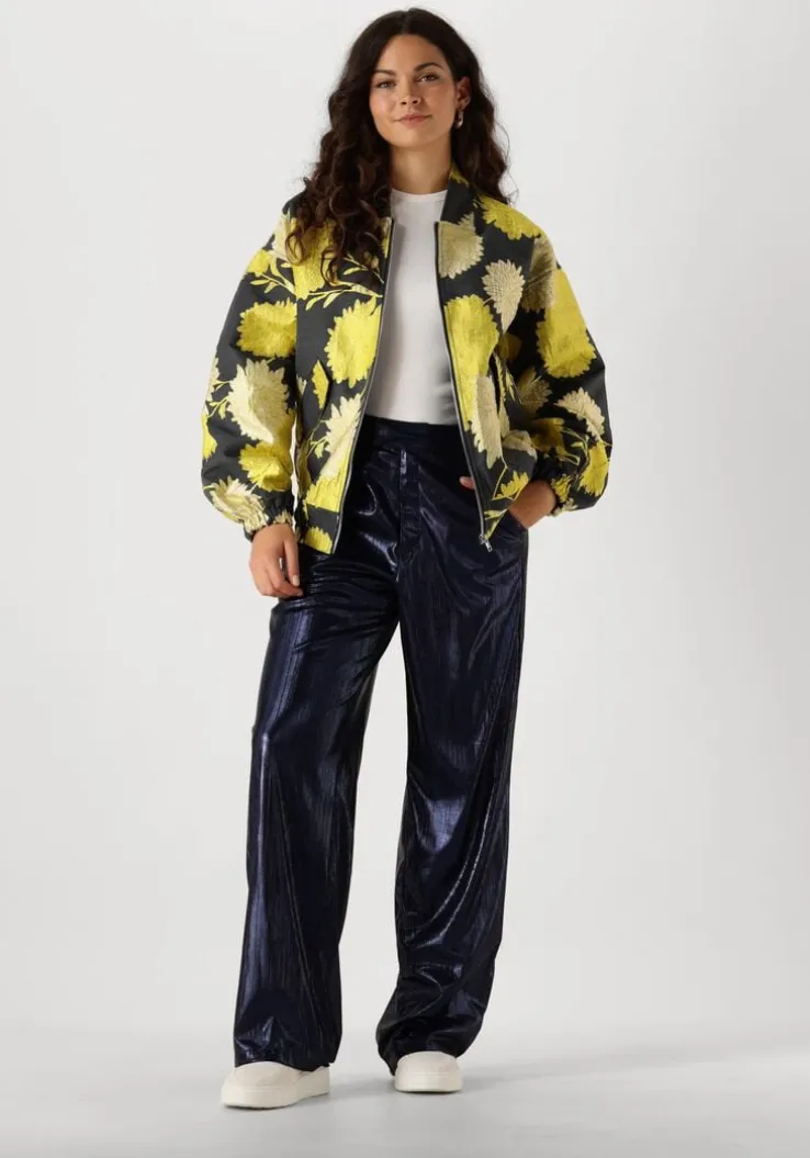 donkerblauwe studio amaya wijde broek anna