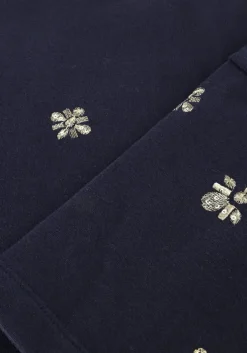 donkerblauwe summum t-shirt embellished shortsleeve