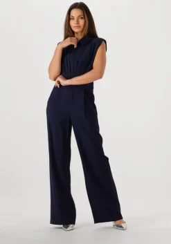 donkerblauwe suncoo jumpsuit tori