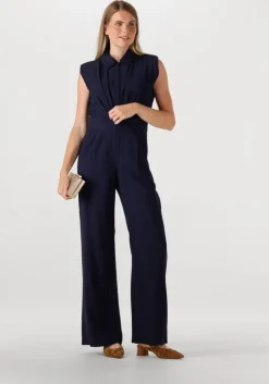 donkerblauwe suncoo jumpsuit tori