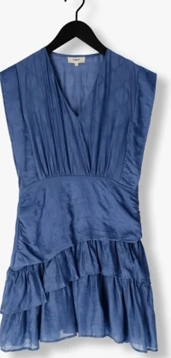 donkerblauwe suncoo mini jurk cyana