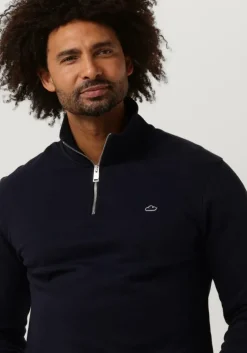 donkerblauwe the goodpeople sweater lucca