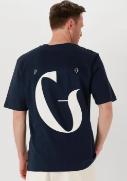 donkerblauwe the goodpeople t-shirt ton