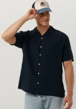 donkerblauwe the goodpeople casual overhemd sun