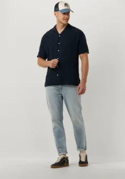 donkerblauwe the goodpeople casual overhemd sun