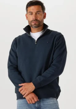 donkerblauwe the goodpeople sweater lucca