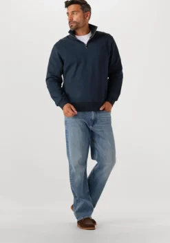 donkerblauwe the goodpeople sweater lucca