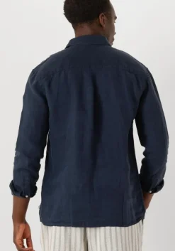 donkerblauwe the goodpeople casual overhemd soho