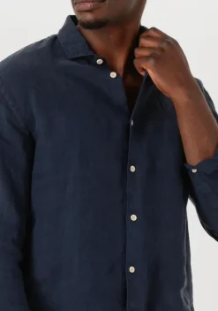 donkerblauwe the goodpeople casual overhemd soho