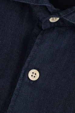 donkerblauwe the goodpeople casual overhemd soho