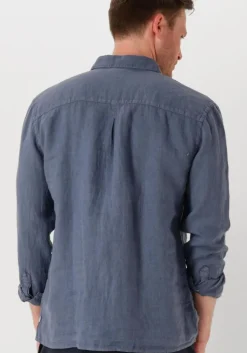 donkerblauwe the goodpeople casual overhemd soho