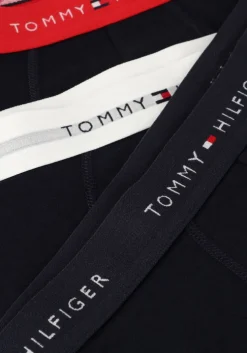 donkerblauwe tommy hilfiger boxershorts 3p boxer brief wb