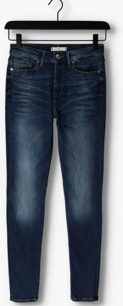 donkerblauwe tommy hilfiger skinny jeans heritage como skinny rw