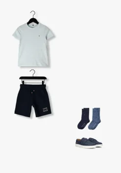 donkerblauwe tommy hilfiger korte broek tommy flag hilfiger sweatshort