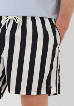 donkerblauwe tommy hilfiger zwembroeken medium drawstring print