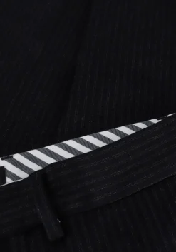 donkerblauwe tommy hilfiger pantalon bleecker jersey pinstripe