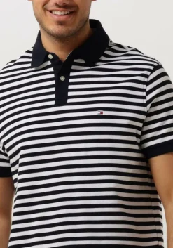 donkerblauwe tommy hilfiger polo 1985 regular polo
