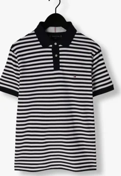 donkerblauwe tommy hilfiger polo 1985 regular polo