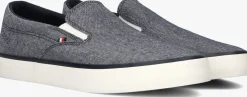 donkerblauwe tommy hilfiger loafers th hi vulc low slip on ch