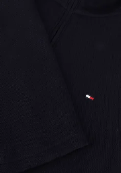donkerblauwe tommy hilfiger trui tech 1/4 zip
