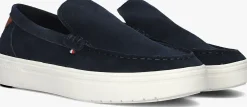 donkerblauwe tommy hilfiger instappers modern light