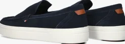 donkerblauwe tommy hilfiger instappers modern light