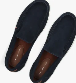 donkerblauwe tommy hilfiger instappers modern light
