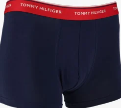 donkerblauwe tommy hilfiger underwear boxershorts 3p trunk