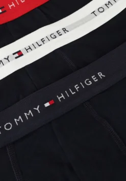 donkerblauwe tommy hilfiger boxershorts 3p wb trunk