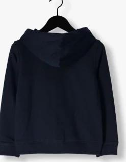 donkerblauwe tommy hilfiger vest tommy flag hilfiger zip hoodie