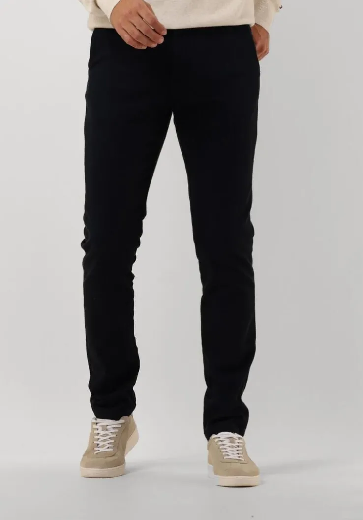 donkerblauwe tommy hilfiger chino chino bleecker structure gmd