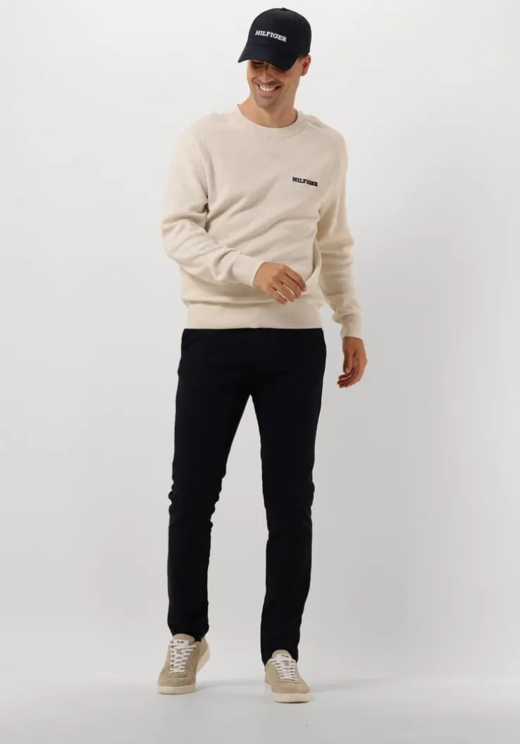 donkerblauwe tommy hilfiger chino chino bleecker structure gmd