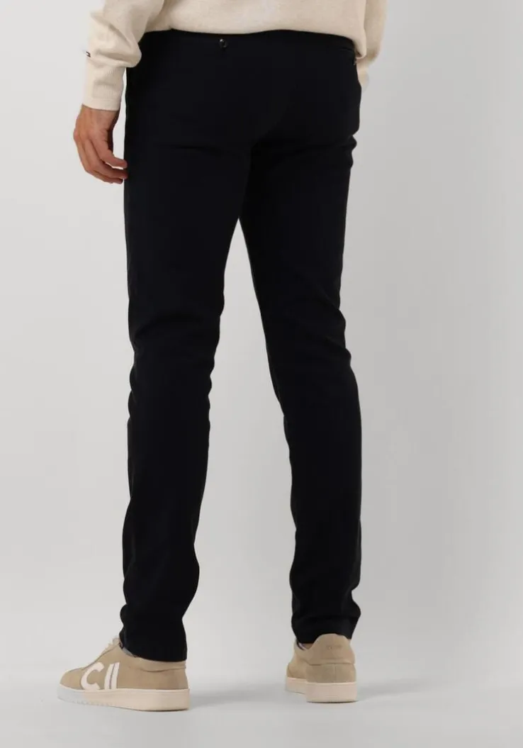 donkerblauwe tommy hilfiger chino chino bleecker structure gmd