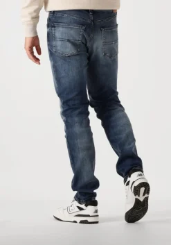donkerblauwe tommy jeans slim fit jeans scanton slim ai1262