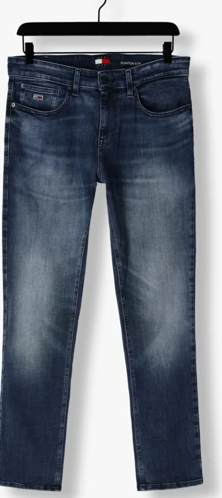 donkerblauwe tommy jeans slim fit jeans scanton slim ai1262