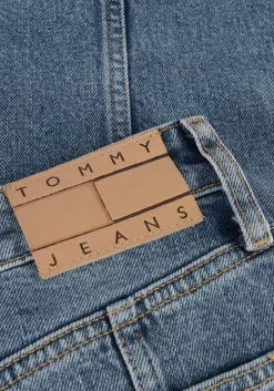 donkerblauwe tommy jeans midirok claire hgh midi skirt ah7134