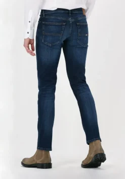 donkerblauwe tommy jeans slim fit jeans scanton slim asdbs