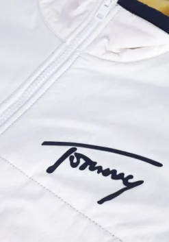 donkerblauwe tommy jeans bodywarmer tjm mix media retro vest