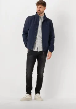 donkerblauwe tommy jeans gewatteerde jas tjm essential casual bomber