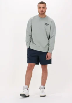 donkerblauwe tommy jeans korte broek tjm belted beach short