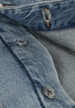 donkerblauwe tommy jeans spijkerjas mom cls jacket ah7131