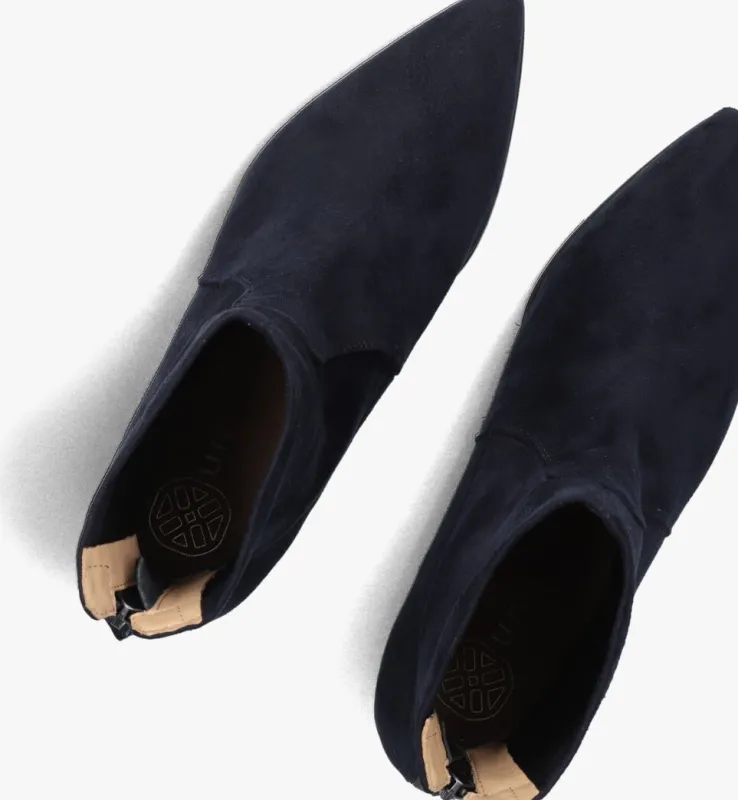 donkerblauwe unisa enkellaarsjes jake