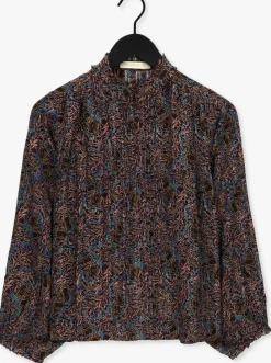 donkerblauwe vanessa bruno blouses prado blouse