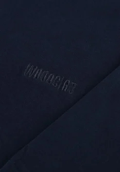 donkerblauwe woodbird t-shirt wbbaine base tee