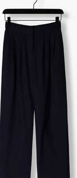 donkerblauwe y.a.s. wijde broek yasdakota hw pant