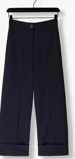 donkerblauwe y.a.s. wijde broek yaspila hmw pant