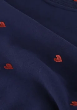 donkerblauwe ydence trui sweater hearts