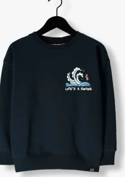 donkerblauwe z8 sweater agostino