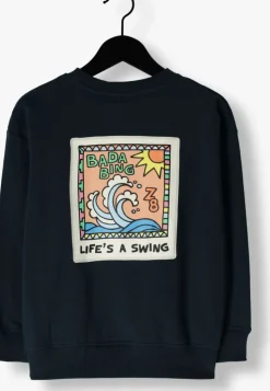 donkerblauwe z8 sweater agostino