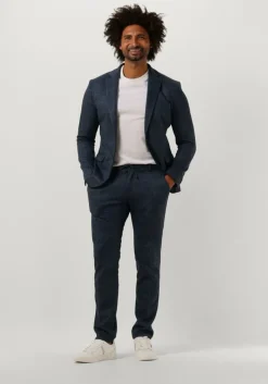 donkerblauwe zuitable pantalon dispartaflex